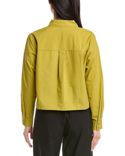 Eileen Fisher Yellow Classic Collar Shirt