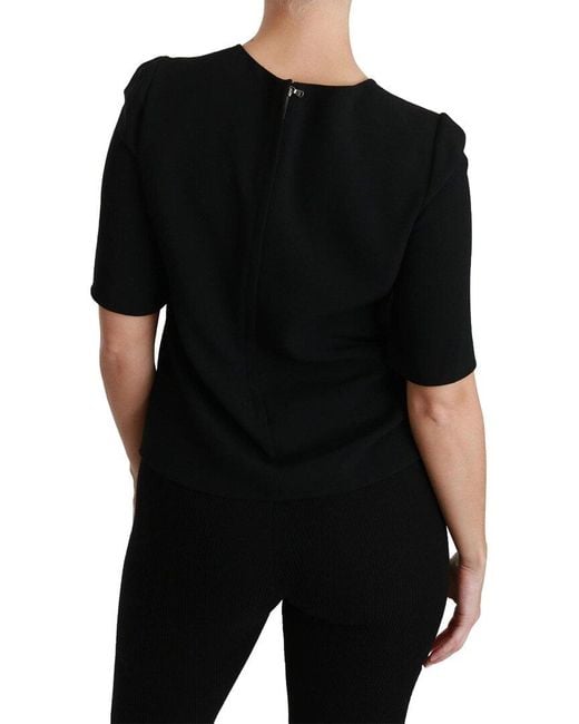 Dolce & Gabbana Black Blouse