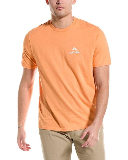 Tommy Bahama Orange All A Bird T-shirt for men