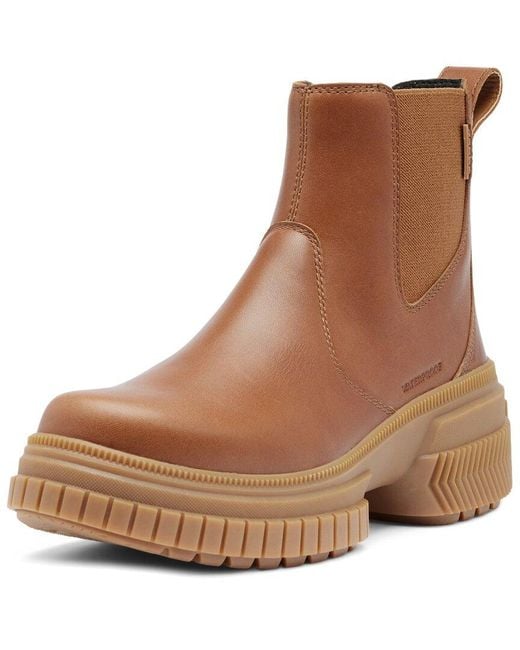 Sorel Brown Ona Ave Leather Boot