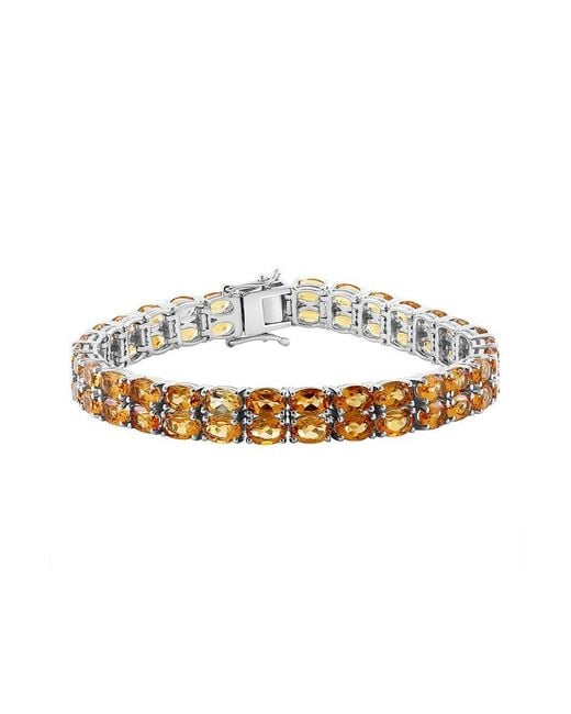 Effy Fine Jewelry White 25.00 Ct. Tw. Citrine Bracelet