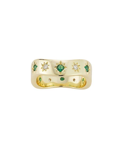 Sphera Milano Metallic 14K Plated Cz Ring