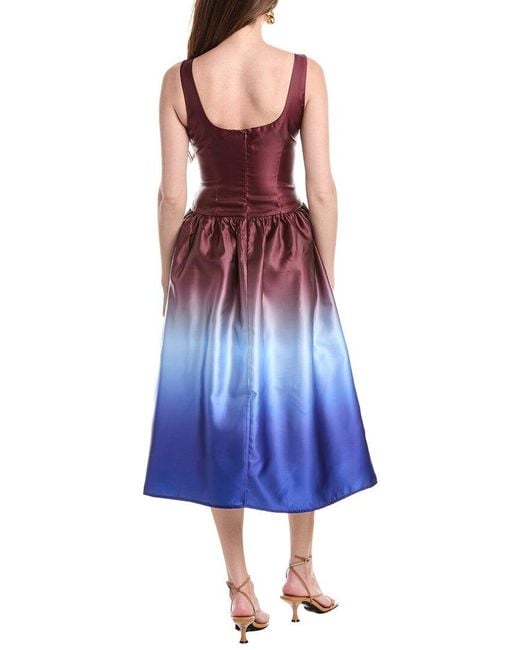 Solid & Striped Blue The Gianna Midi Dress