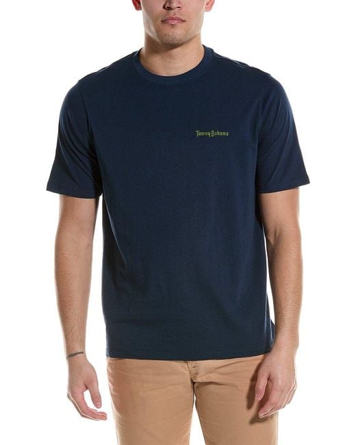 Tommy Bahama Blue Mow Places T-shirt for men