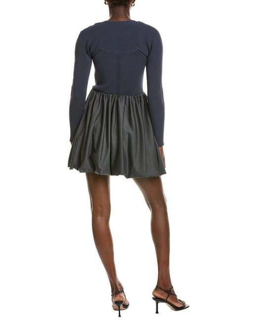 AMUR Black Madelyn Knit Mini Dress