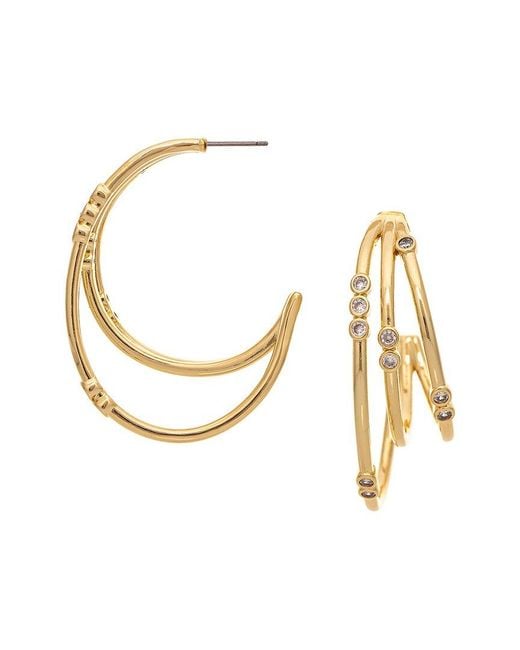 Rivka Friedman Metallic 18K Statement Earrings