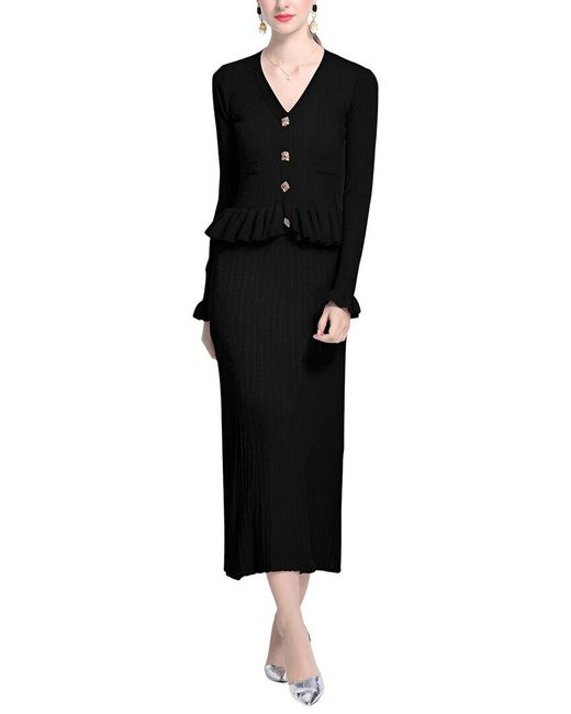 DZA Black Day Dress
