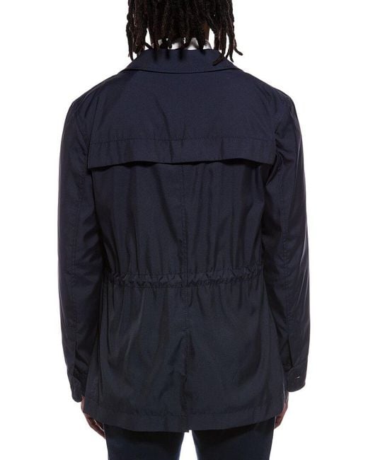 Canali Blue Solid Jacket for men