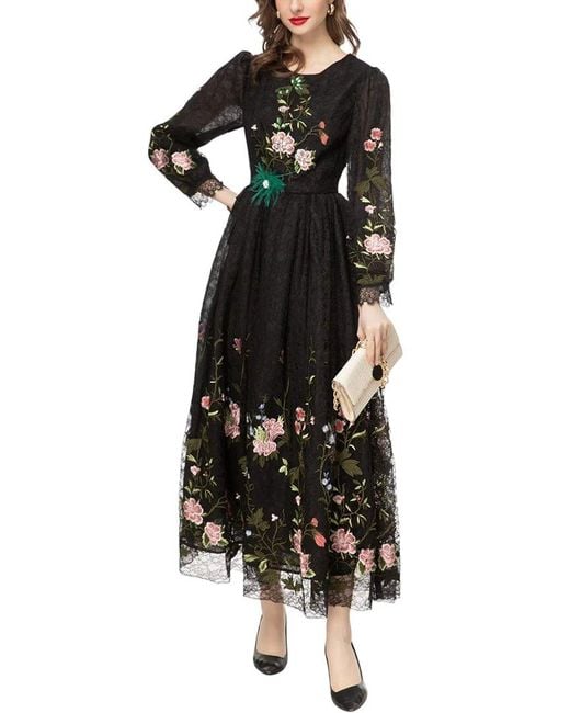 Lanelle Black Maxi Dress