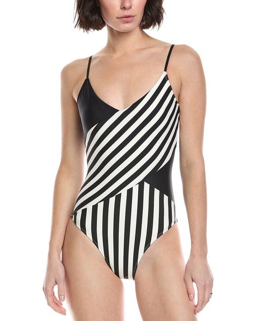 summersalt Black The Marina One-Piece