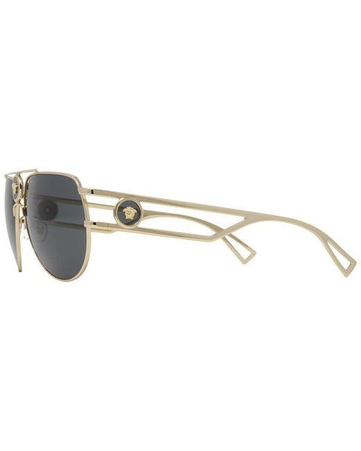 Versace Gray Ve2225 60mm Sunglasses for men