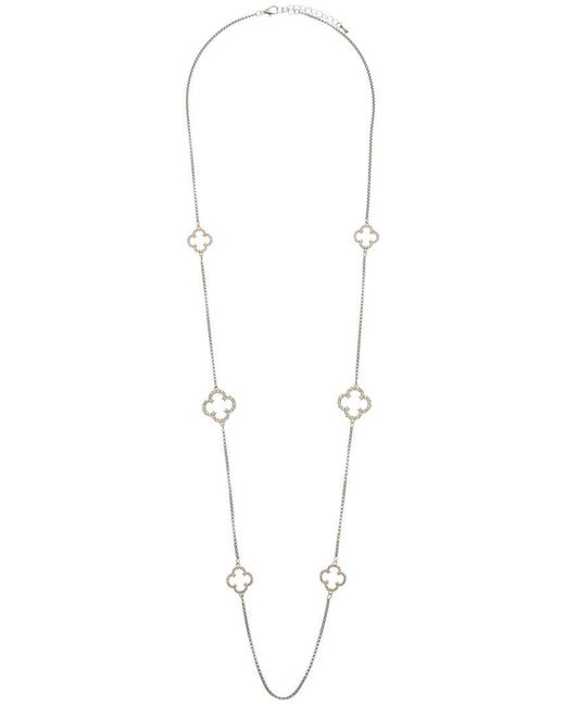 Juvell Metallic Plated Cz Necklace
