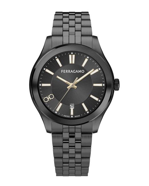 Ferragamo Gray Classic Watch for men