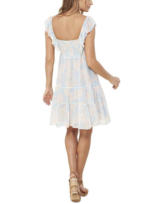 Hale Bob White Tiered Dress