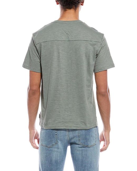 Onia Gray Slub T-Shirt for men