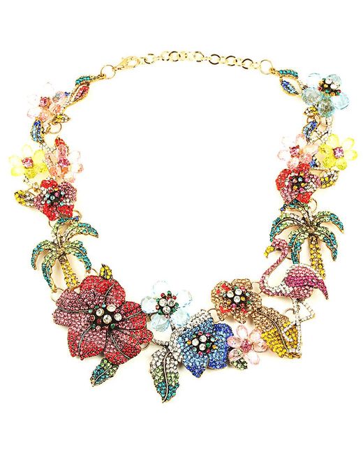 Eye Candy LA Metallic Statement Necklace