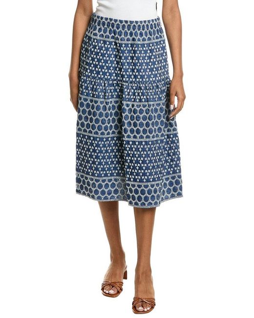 Nanette Lepore Blue Skirt