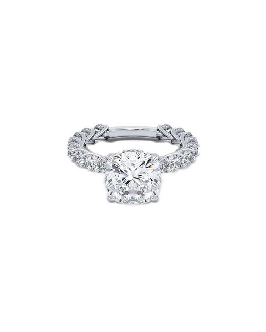 Lab Grown Diamonds White 14K 3.70 Ct. Tw. Lab-Grown Diamond Ring