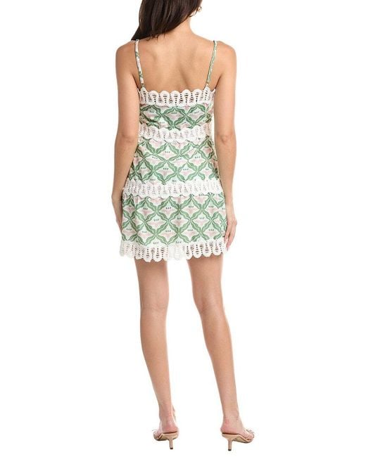 AMINA GLAM Green Mini Dress