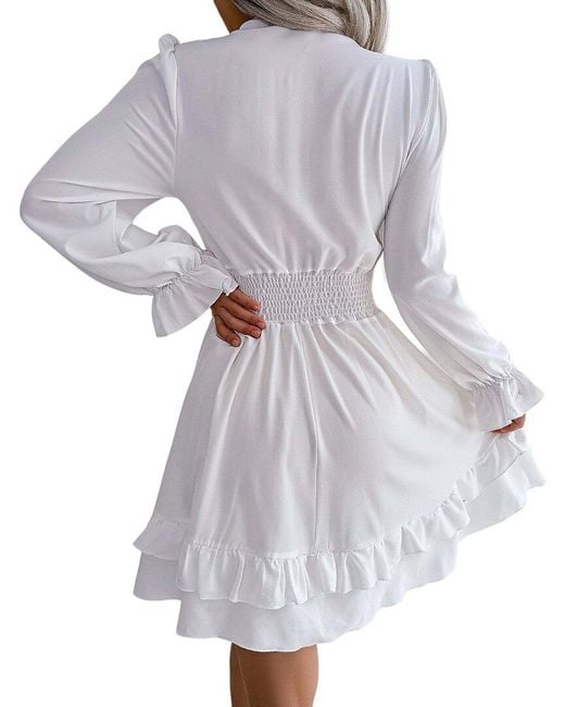 Lily Kim White Mini Dress