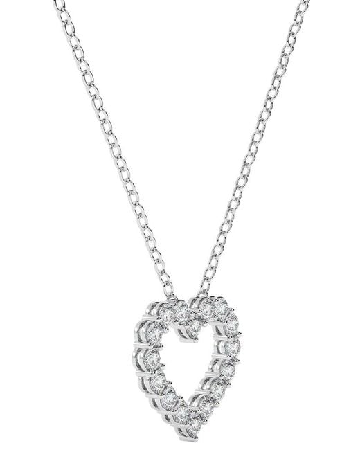 Diamond Select Cuts Metallic 14K 1.00 Ct. Tw. Diamond Pendant Necklace