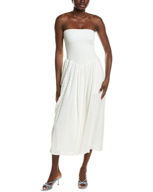 Wayf White Maxi Dress