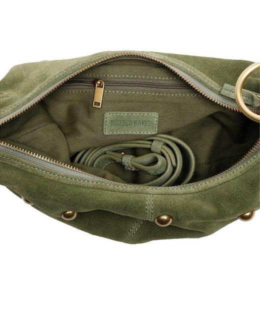Walter Baker Green Miller Leather Mini Hobo