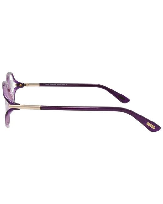 Tom Ford Purple Ft5212V 55Mm Optical Frames