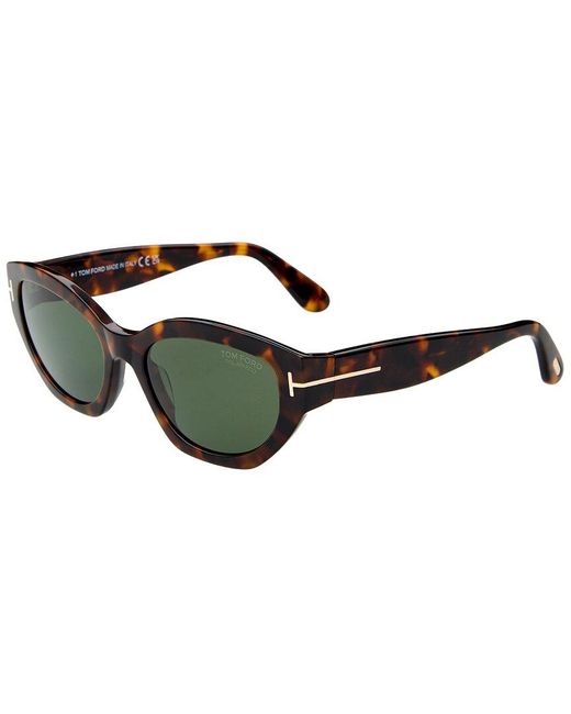 Tom Ford Green Ft1086 55Mm Polarized Sunglasses