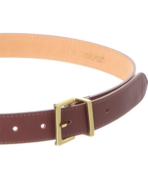 Isabella Rossetti Brown Liora Leather Belt