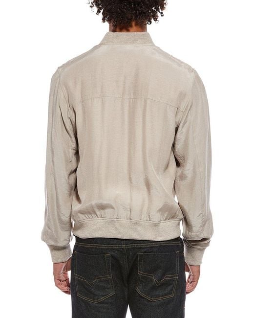 Officine Generale Gray Officine Generale Stefano Bomber Jacket for men