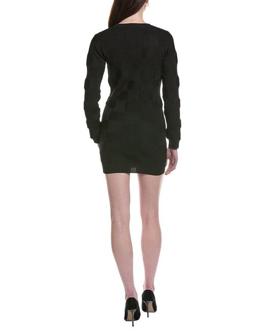 Line & Dot Black Jones Mini Dress
