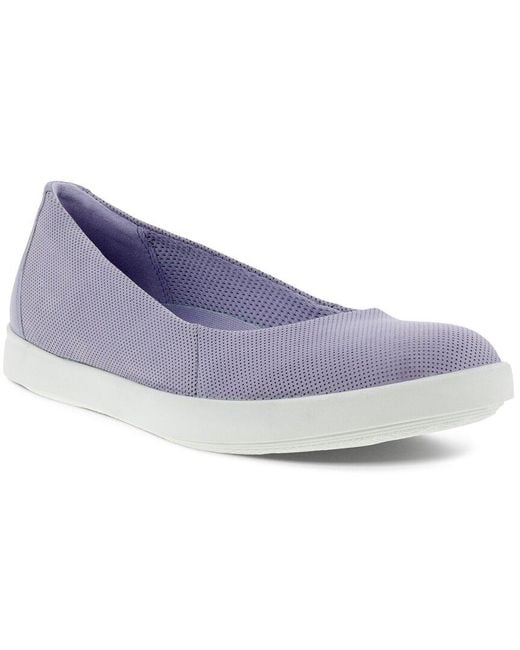 Ecco Barentz Leather Slip-on in Blue | Lyst