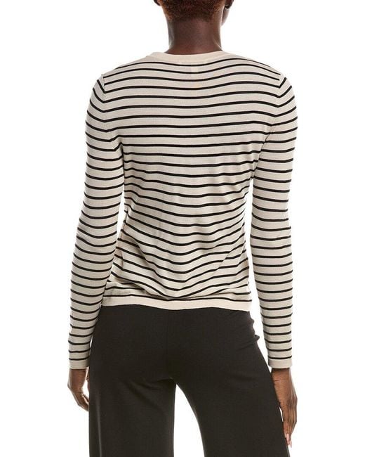 Max Mara White Kenya Wool Cardigan