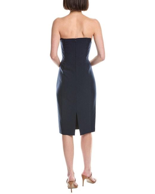 Black Halo Blue Lena Sheath Dress