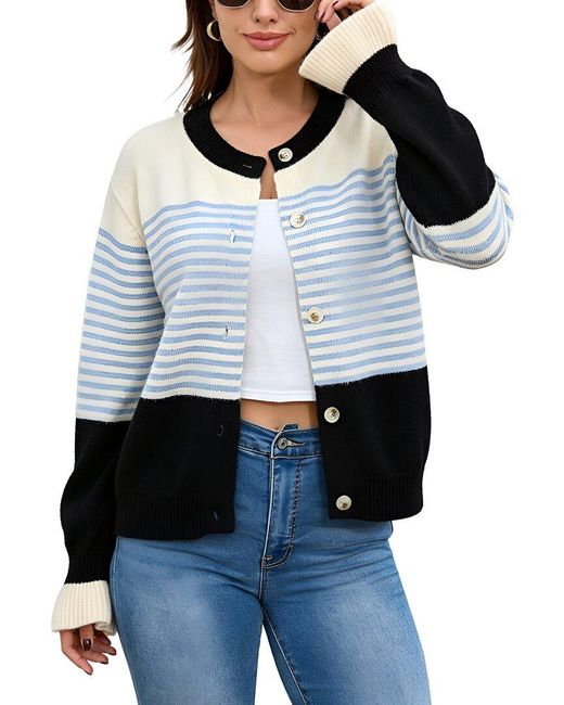ROMANISSA White Cardigan
