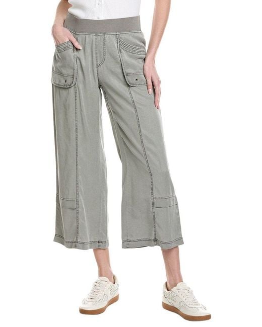 XCVI Gray Mallis Gaucho Pant