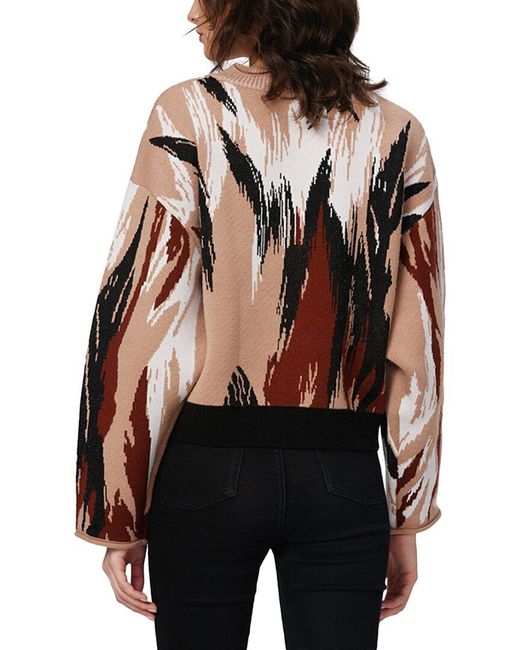 Diane von Furstenberg Black Ema Wool-Blend Sweater