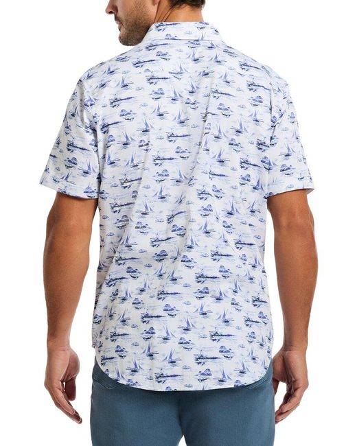 Robert Graham Blue Alboran Woven Shirt for men