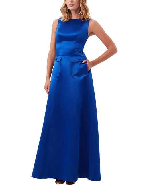 Trina Turk Women's Blue Guinevere Maxi Dress