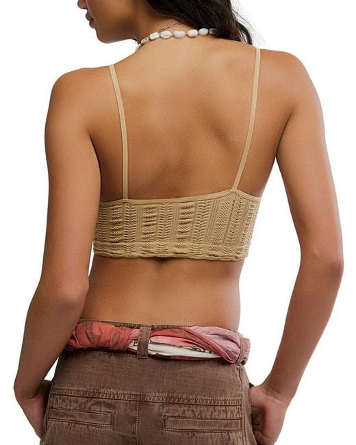 Free People Brown Heirloom Bralette