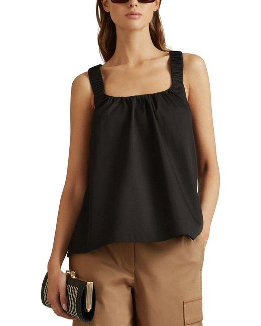 Reiss Black Corey Top