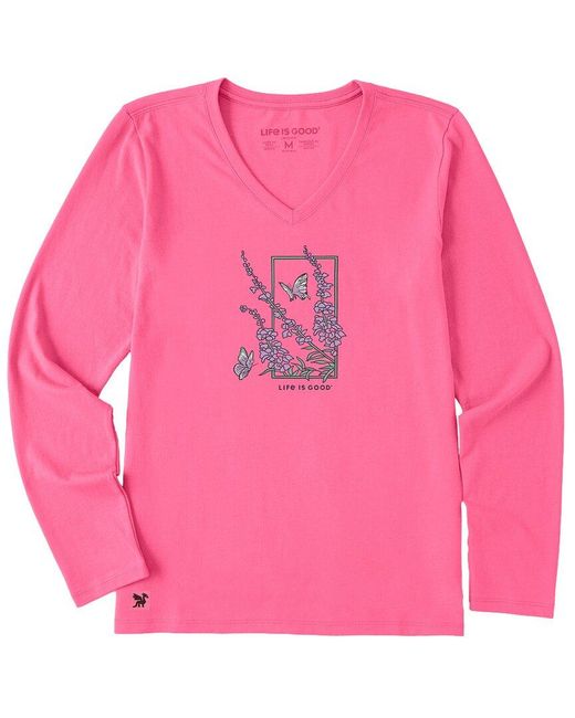 Life Is Good. Pink Crusher T-Shirt