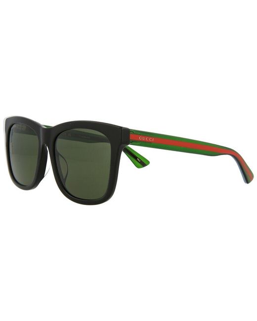 Gucci GG0057SKN 56mm Sunglasses in Green for Men Lyst