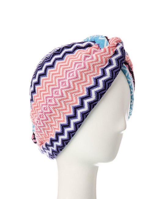Missoni White Wool-Blend Headband