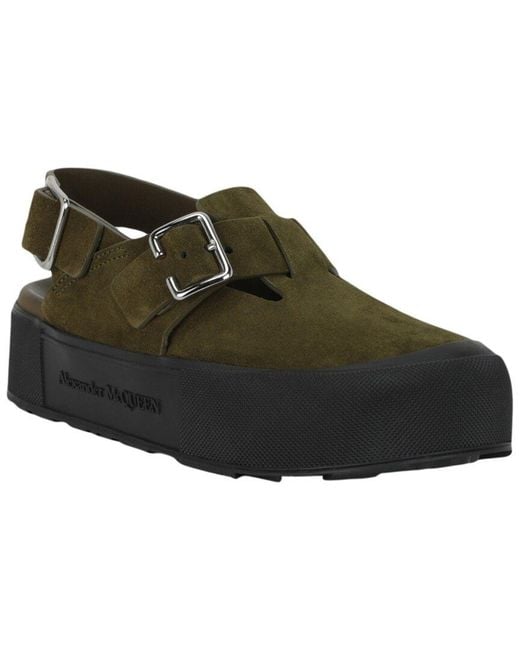 McQueen Green New Micmac Clog for men