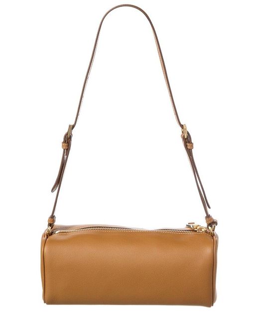 Prada Natural Logo Small Leather Shoulder Bag