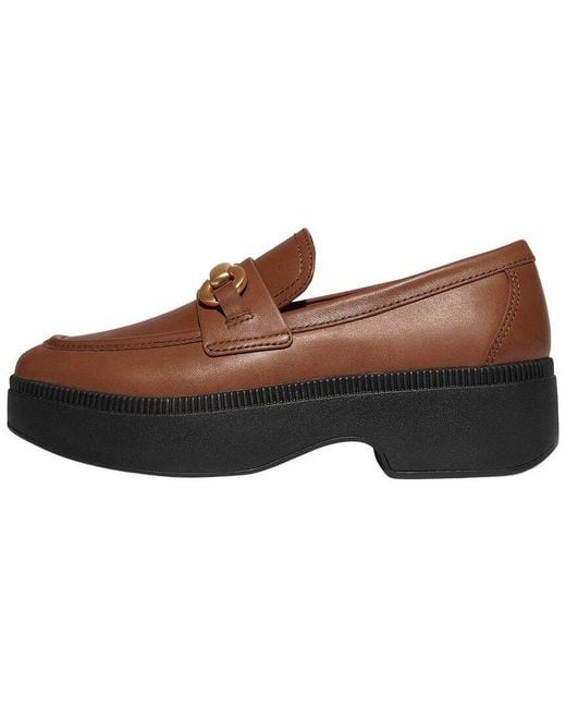 Fitflop Brown Leather Loafer