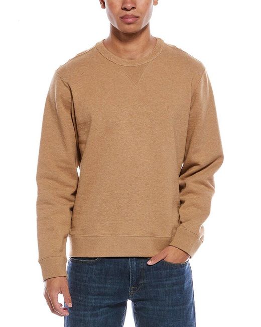 Todd Snyder Blue Fleece Crewneck Sweatshirt for men