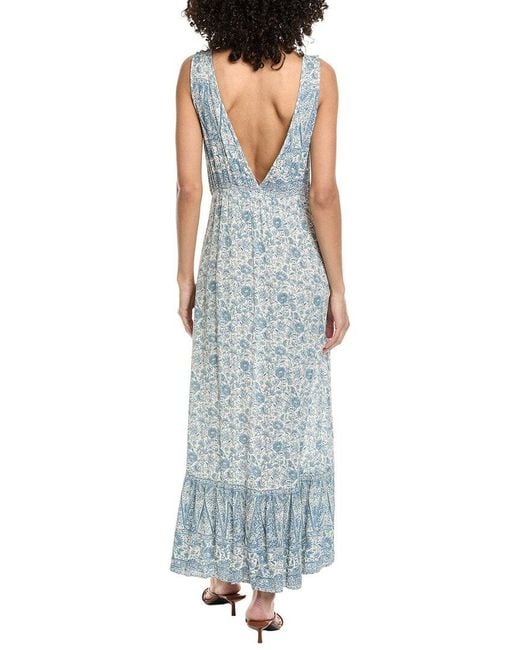 Faherty Brand Blue Eden Dress
